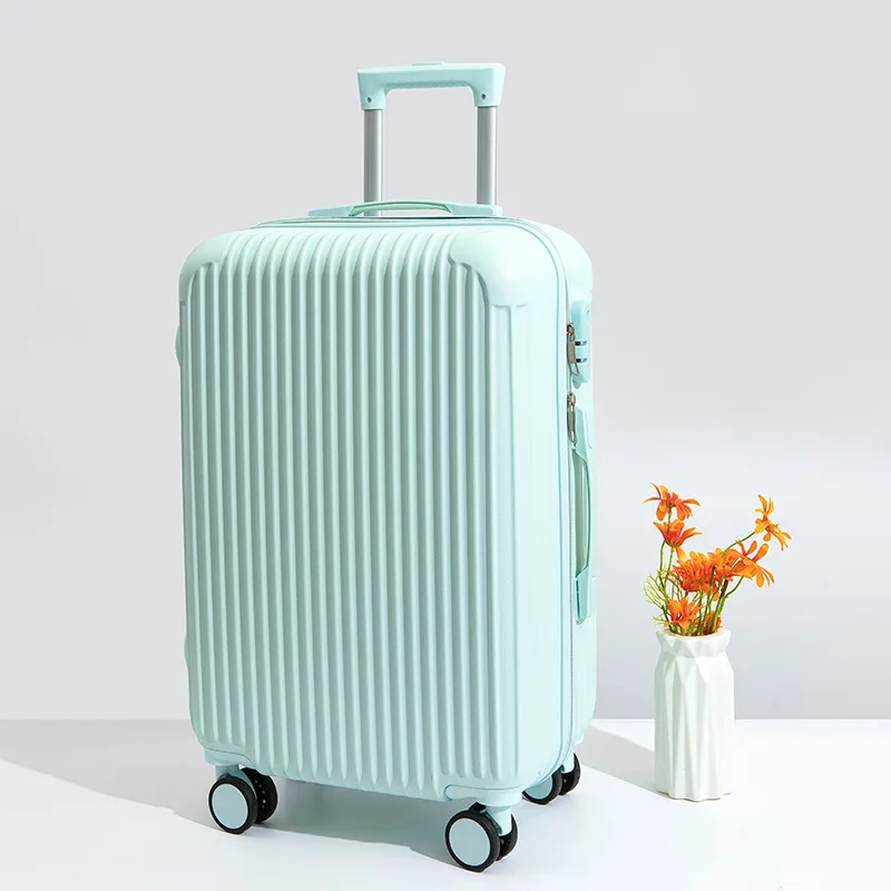Hot sale 4 wheels new design suite cases travelling bags luggage trolley set carry on