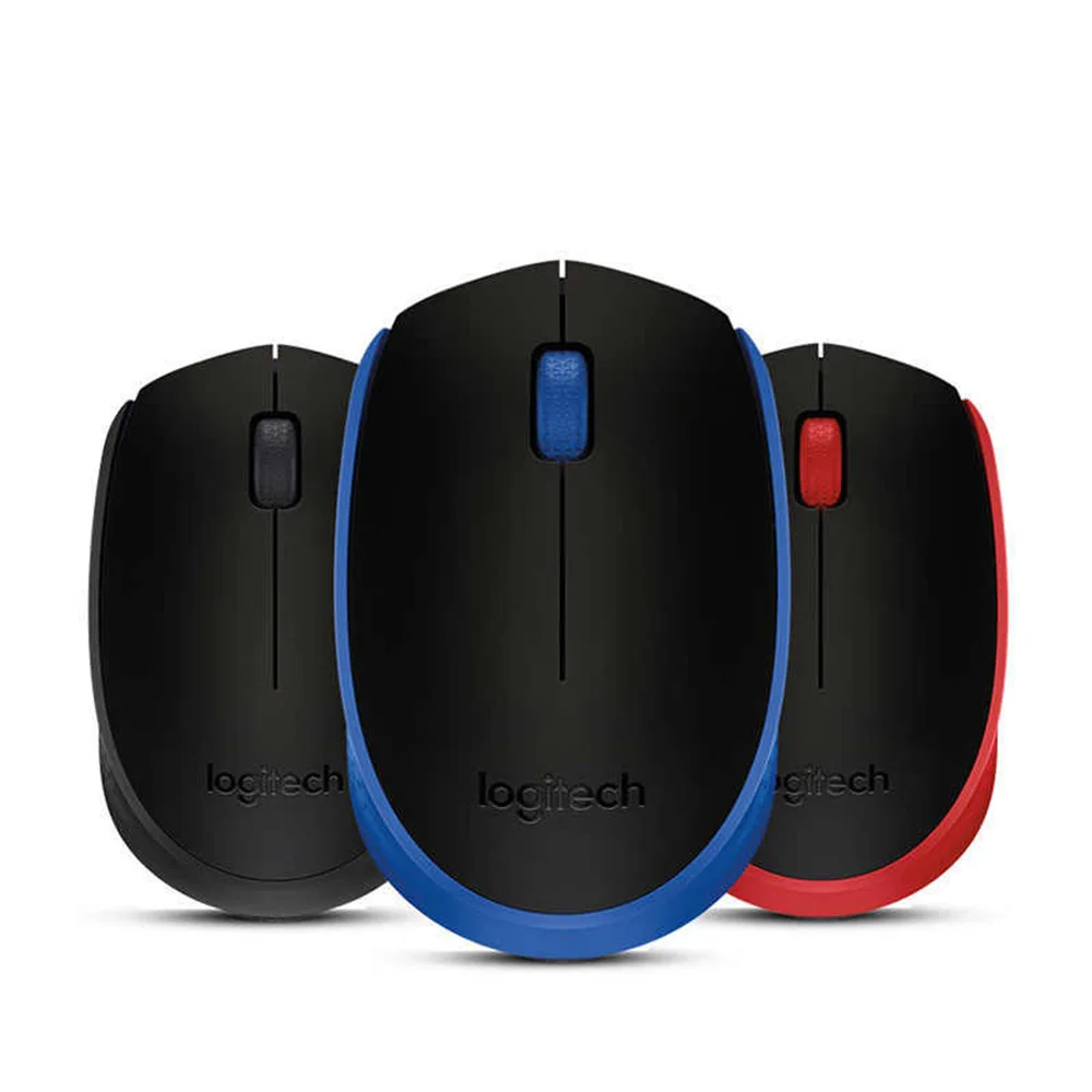 Logitech M171 беспроводная мышь 1000 точек/дюйм геймерская Портативный 2 4 ГГц Беспроводная USB для портативных