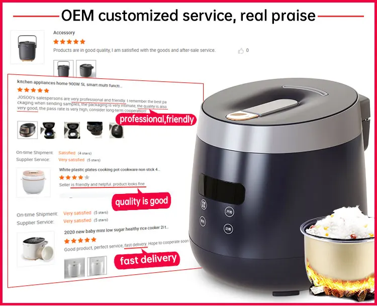 Premium Nonstick Coating Rice Cooker: Latest Design, Multi-Functional 1.8L & 2.0L Deluxe Models
