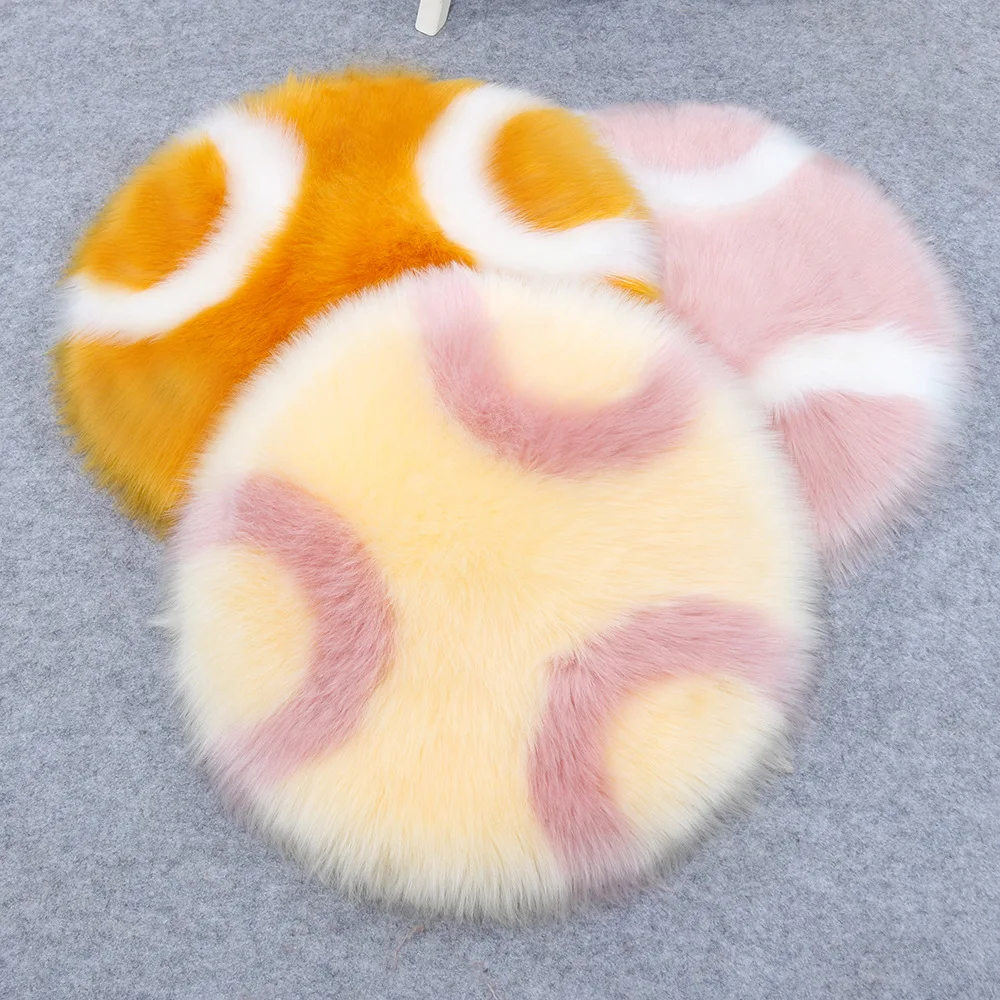 Ковер из искусственной овчины, ковер из искусственной шерсти в скандинавском стиле, ковер из искусственного меха, современный минималистичный плюшевый коврик