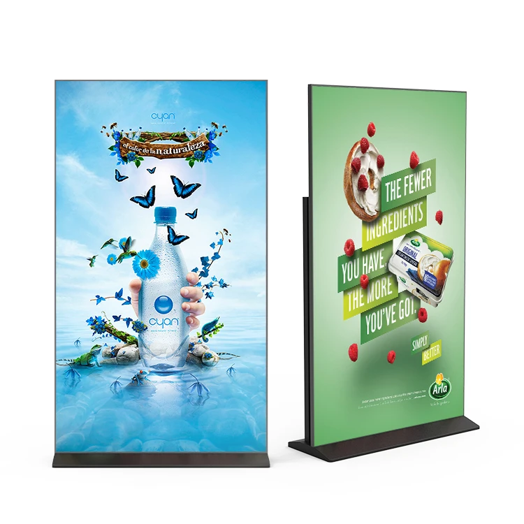 Factory Price Original 55 75 85 100 inch CMS software remote control Indoor Outdoor Lcd Digital Signage With A Grade Panel