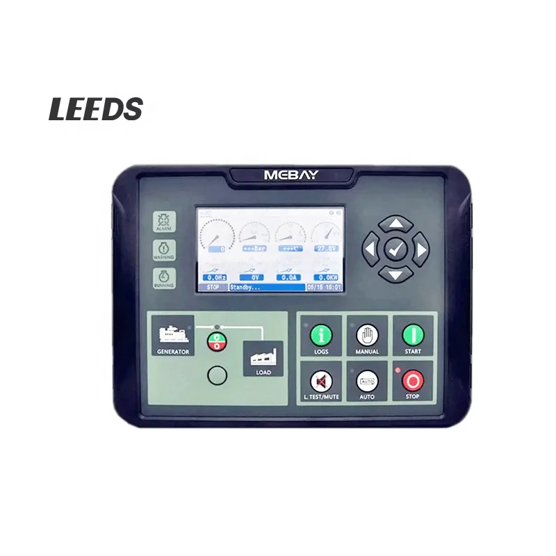 The DC80DR MK3 Generator Controller is a Diesel Genset part that features an LCD Display and Self-starting Control Board.