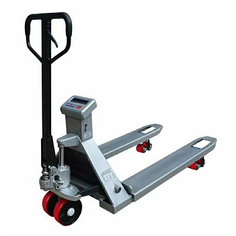  2ton scale weight hand pallet truck 3 ton manual
