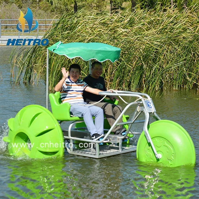 water park outdoor best price and quality 3 wheels water bicycle water tricycle bike pedal boat for sale