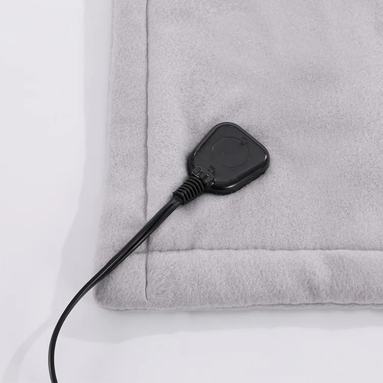 blue polyester 12 volt electric heated car blanket