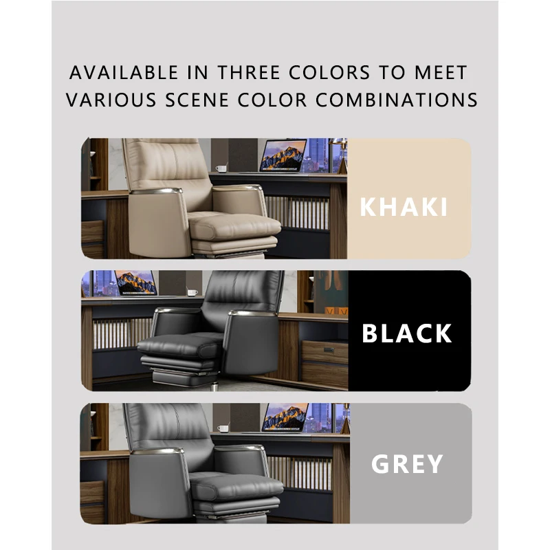 Furniture Computer Designer Swivel Recline High Quality Synthetic Leather Office Chair Best Comfortable Executive Boss Chair