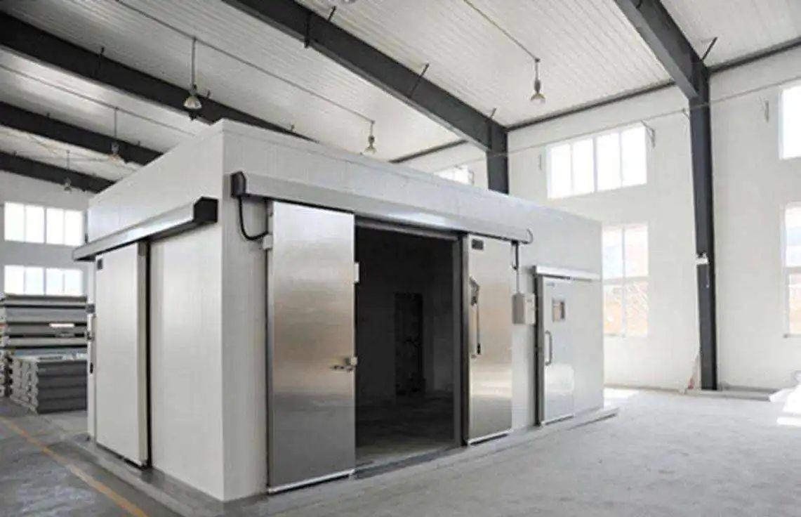 100T fruit and vegetable cold room storage with high quality compressor and long service life