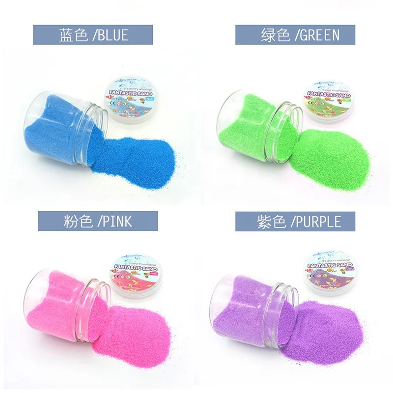 Magic Sand Set Magic Sand for Kids Sand Magic Space Hydrophobic Sands Play Sands Colored Sands Toys for Children and Adults