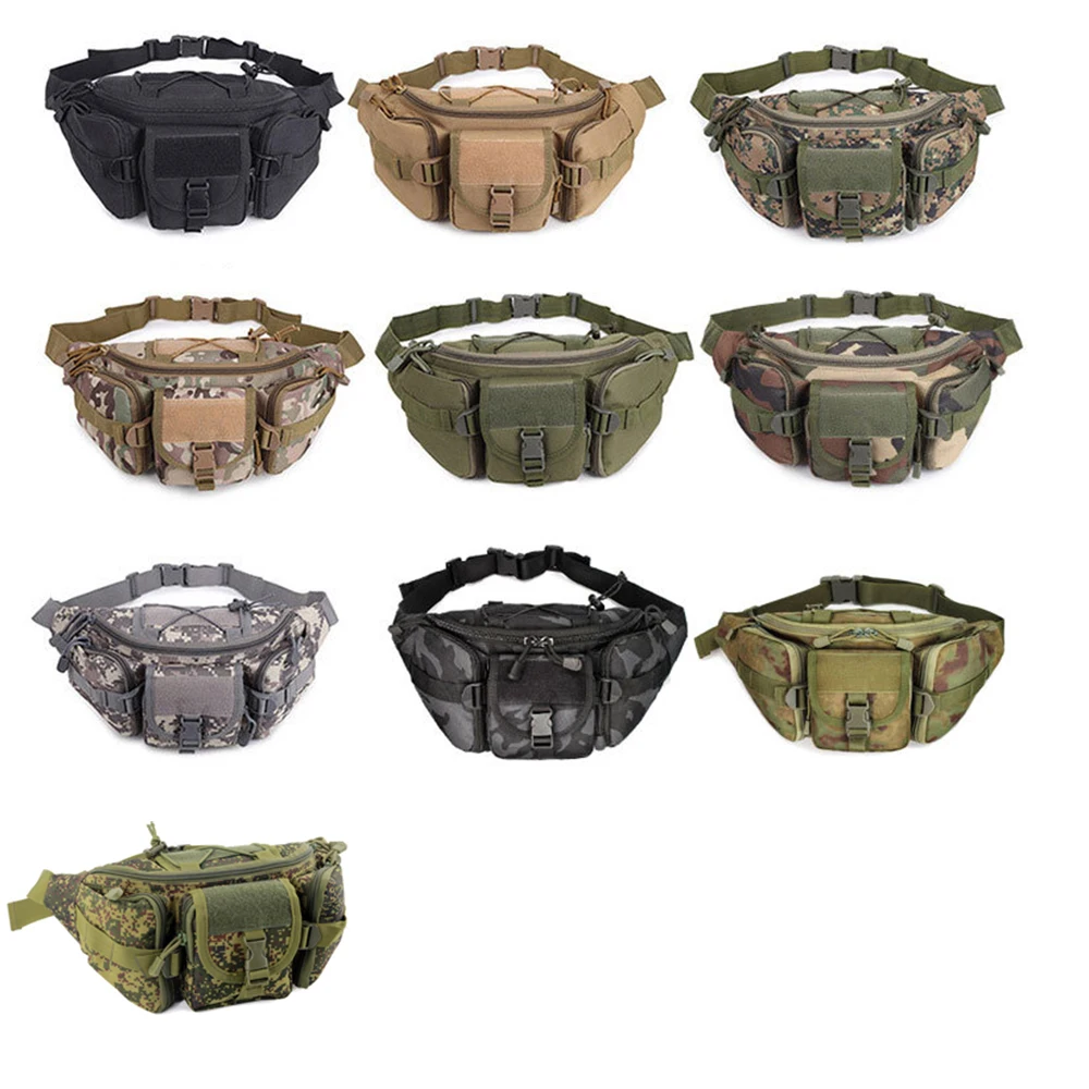 Outdoor Sports Hiking Camping Waist Bag Pouch Unisex Camouflage Fanny Pack Tactical Waist Bag