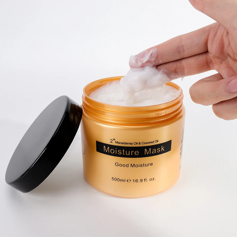 Natural Ingredient Argan Oil Deep Moisture Smoothing Curly Hair Conditioner Mask