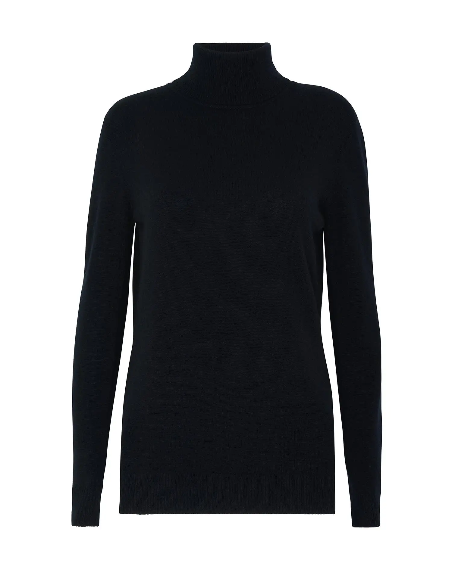 2022 New custom wholesale turtleneck cashmere wool knitted long sweater sweater  for women