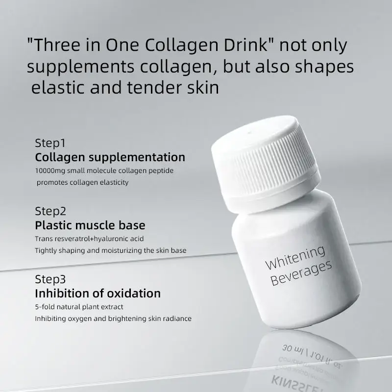 Nutrient-Rich  Collagen Whitening Drink With Vitamin C For Bright Complexion Skin Care