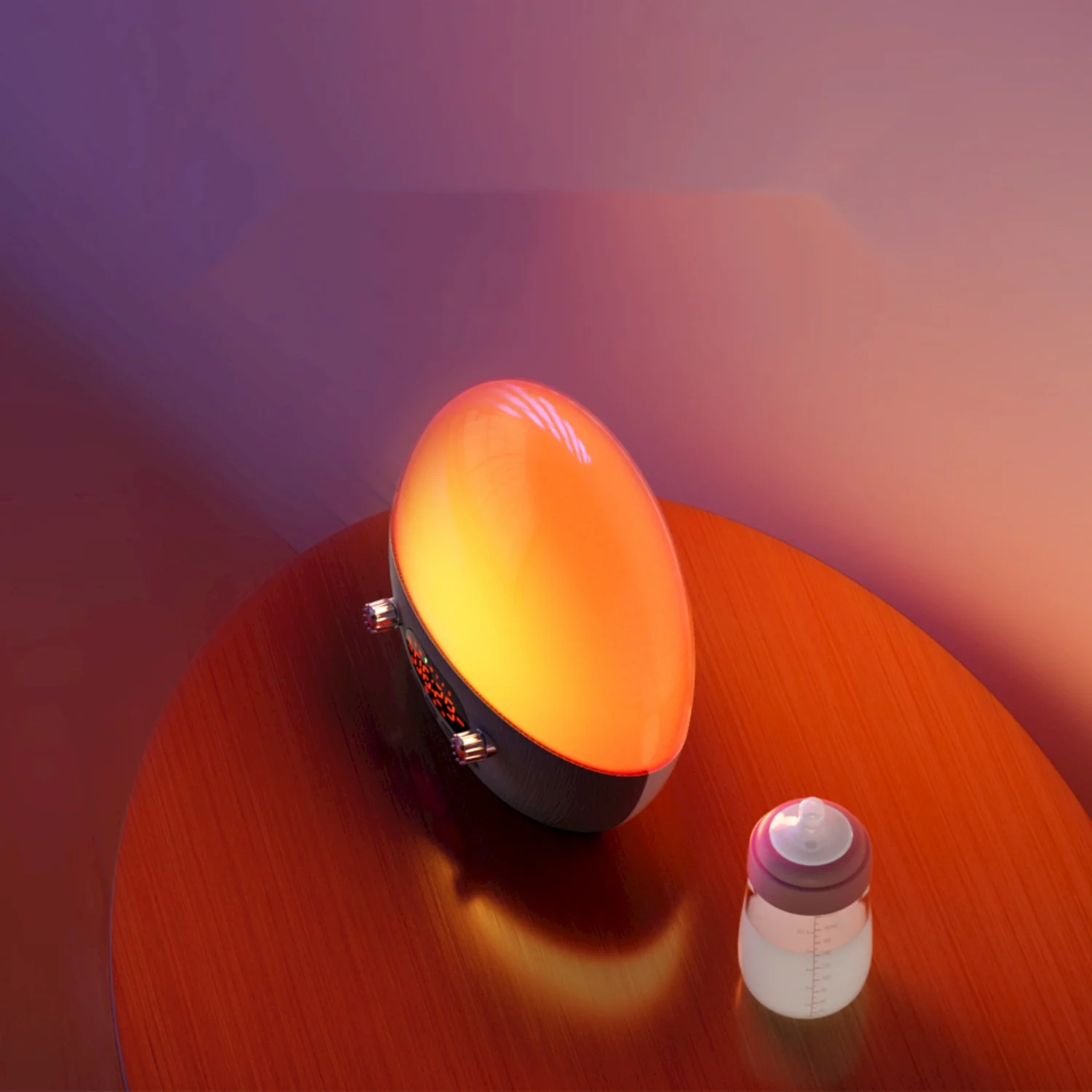 Analog Sunrise Wake up Light White Noise Sleeping Ambient  Bluetooth Music Smart Night Light Alarm Clock Speaker Lights