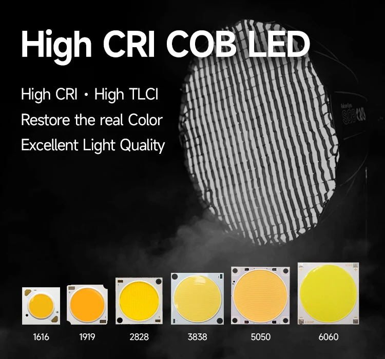 Высокомощный светодиодный чип 200 Вт 300 500 высокой мощности полный спектр COB CRI97 CRI98 для фотосъемки
