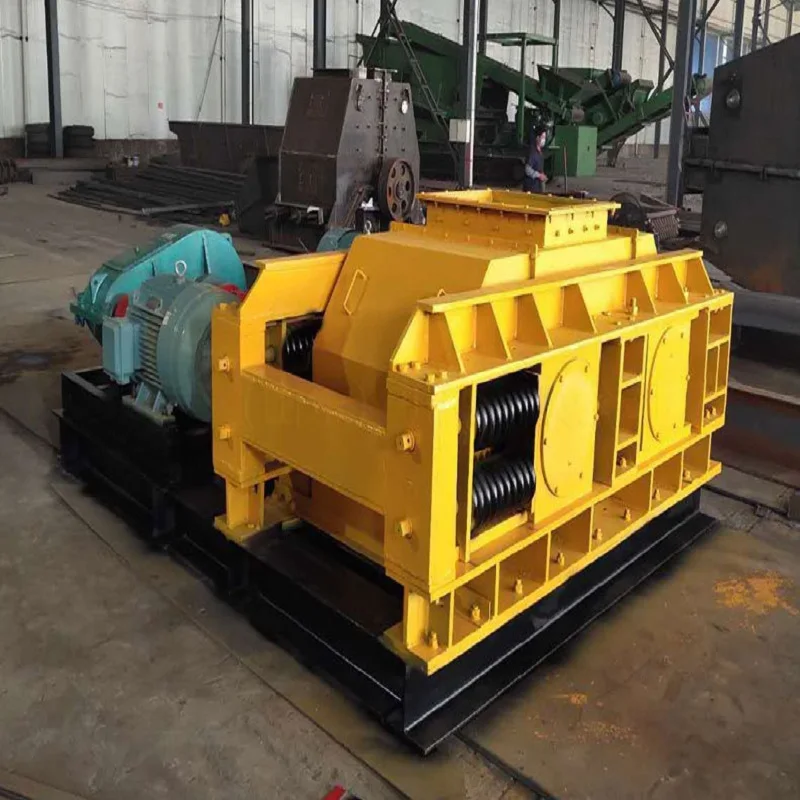 Large Capacity Sand Formation Rate 99% Crusher River Stone Sand Making Double Roller Crusher