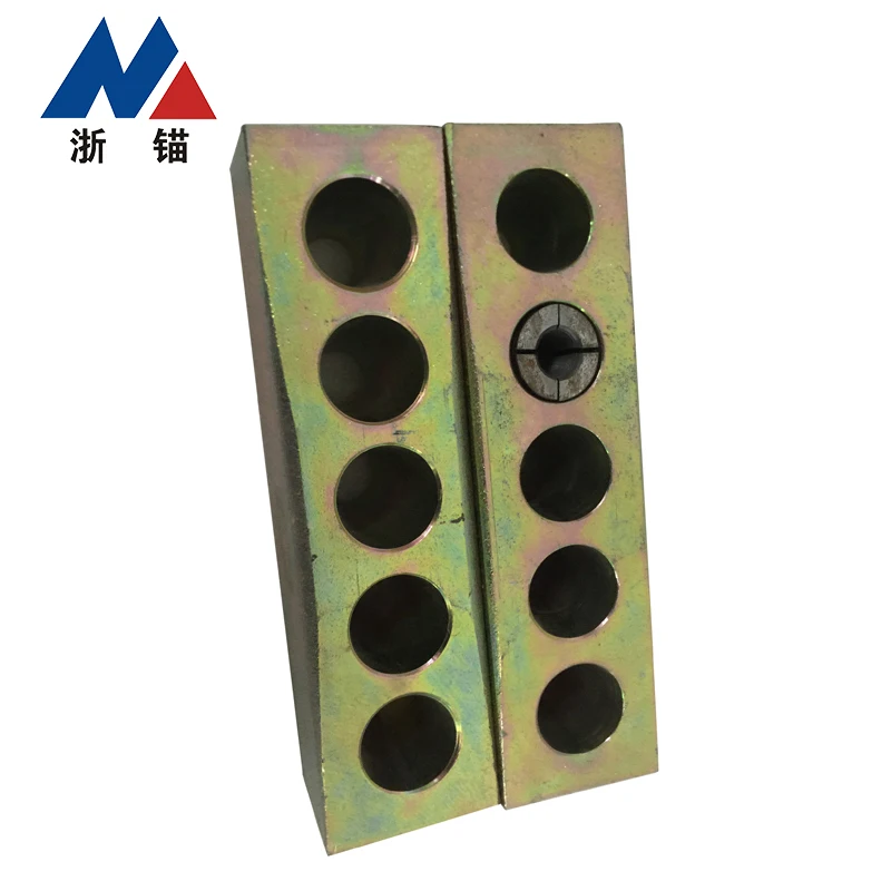 
building steel material wedges anchor and wire strand 