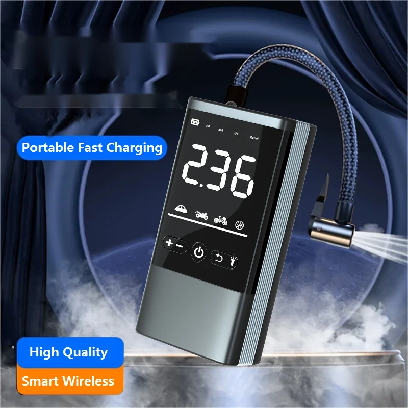 Cordless Tire Inflator Twin Electric Air Inflator Tyre Balloon Pump Car Air Compressor Tyre Inflator Portable Air Compressor