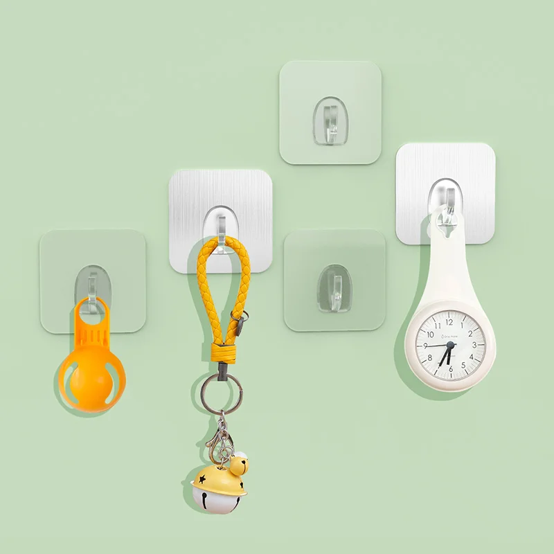 Durable PVC Display Hat Hook Plastic Wall-Mounted Clothes Hanger Door & Rails for Bathroom Coat for Sundries