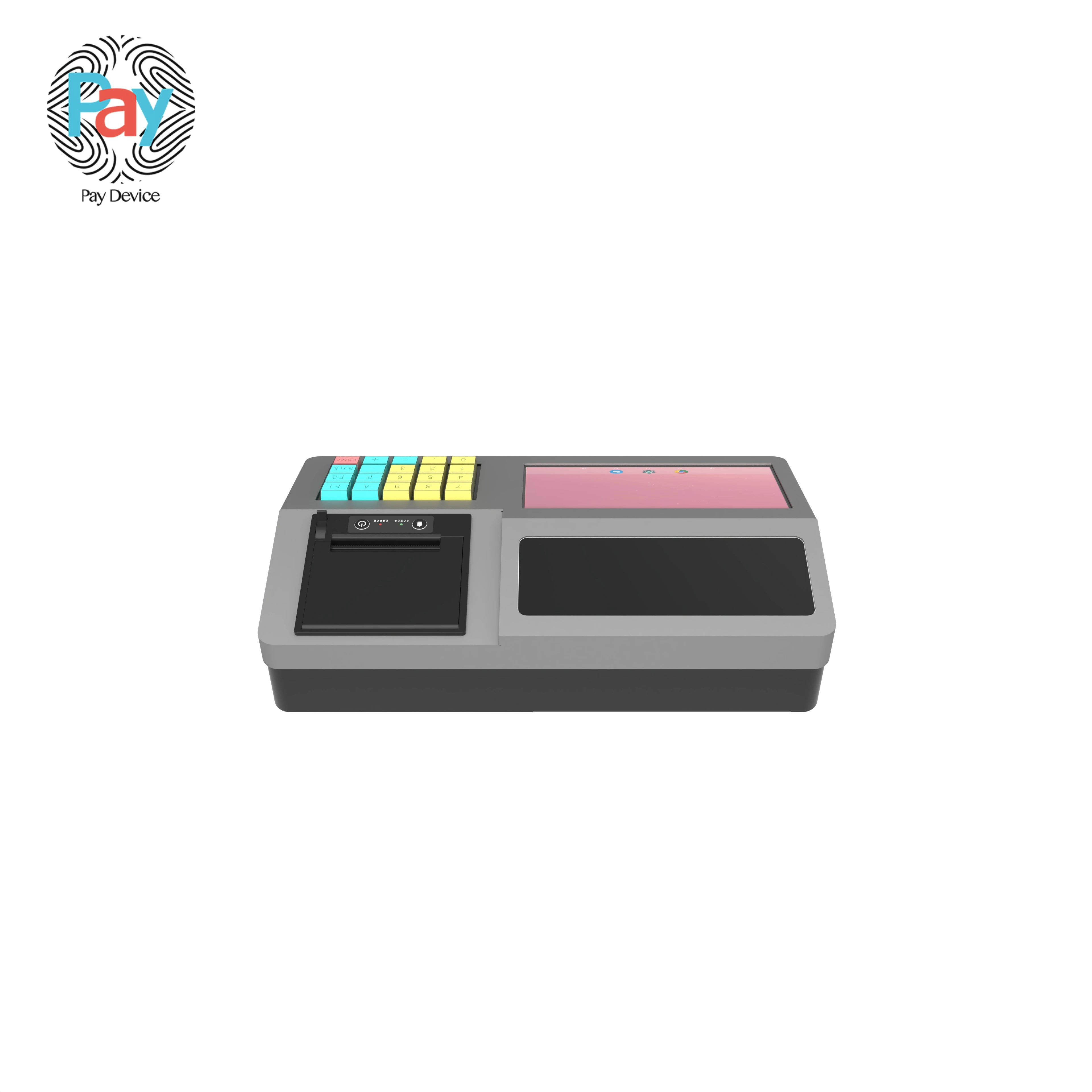 Supply customize metal keyboards Pos of senraise restaurant all in one machine