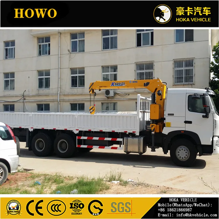 SINOTRUK HOWO A7 6x4 371 л.с. 5 т с автокран SQS125