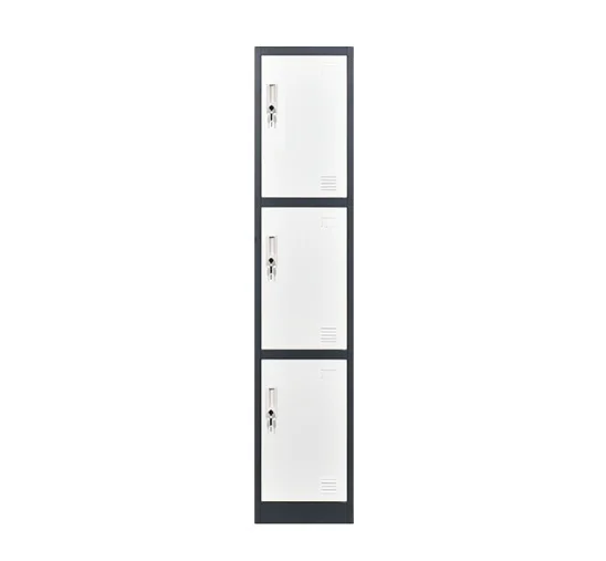 3 Door Locker Office Furniture Gym Club Bedroom Furniture Metal Wardrobe For School Steel Locker Cabinet Customized