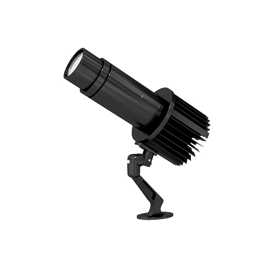 Waterproof 20W Logo Projector Outdoor Use IP65 Aluminum Gobo Projection Customize 37MM Condenser lens