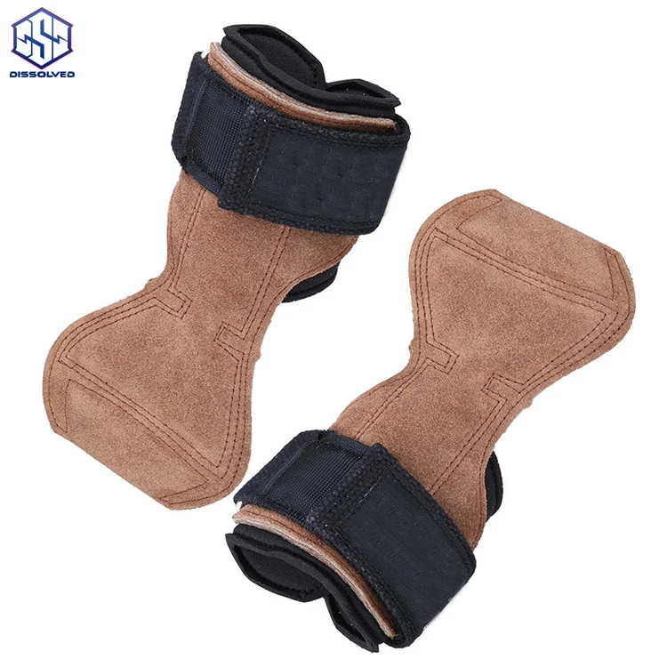 Gymnastic Grips Adjustable Wrist Support for Powerlifting Palm Protectors Pads Weight Lifting Hand Grips