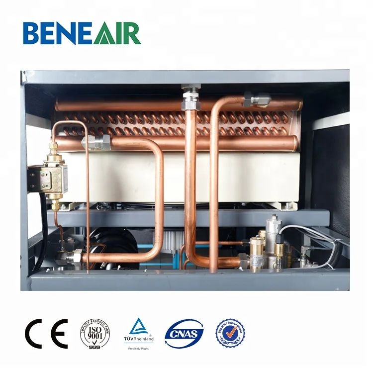 Low noise 7bar 8bar 10bar 55 kW 75 HP Oil free Screw Air Compressor