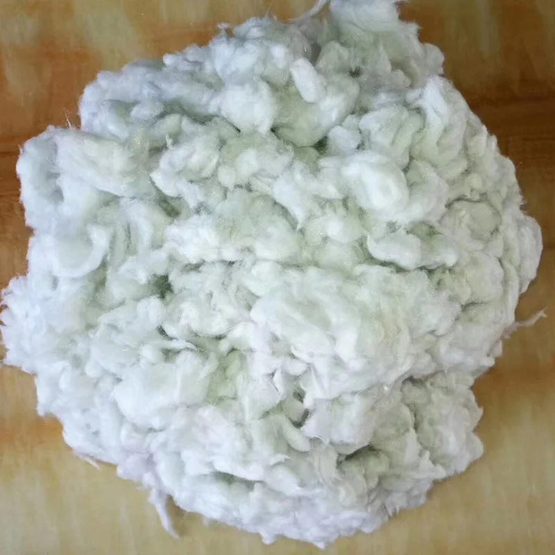 China Sprayed Cotton Blowing Fiber Glass For Inorganic Fire Retardant Coatings
