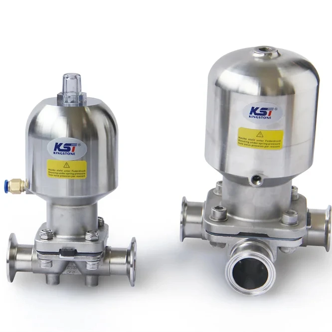 SUS316 литой мембранный клапан с PTFE EPDM уплотнением для фармацевтической промышленности