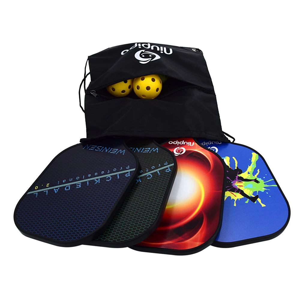 custom Cheap Niupipo Pickleball set Paddle set 2 paddles 4 balls pickleball paddle