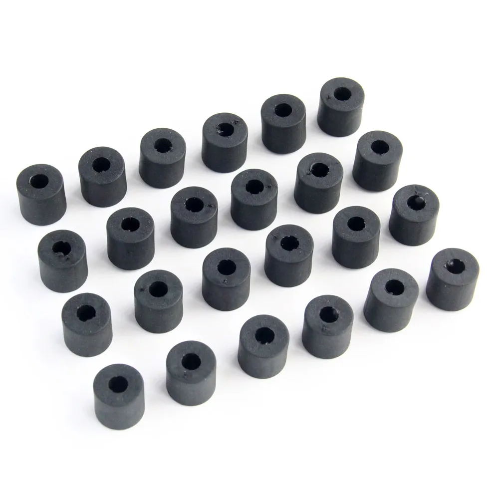 11mm Thick Black Nylon Round DIY Sheath Holster Spacers O-Ring Flat Hose Gasket Fastener Rubber Washer