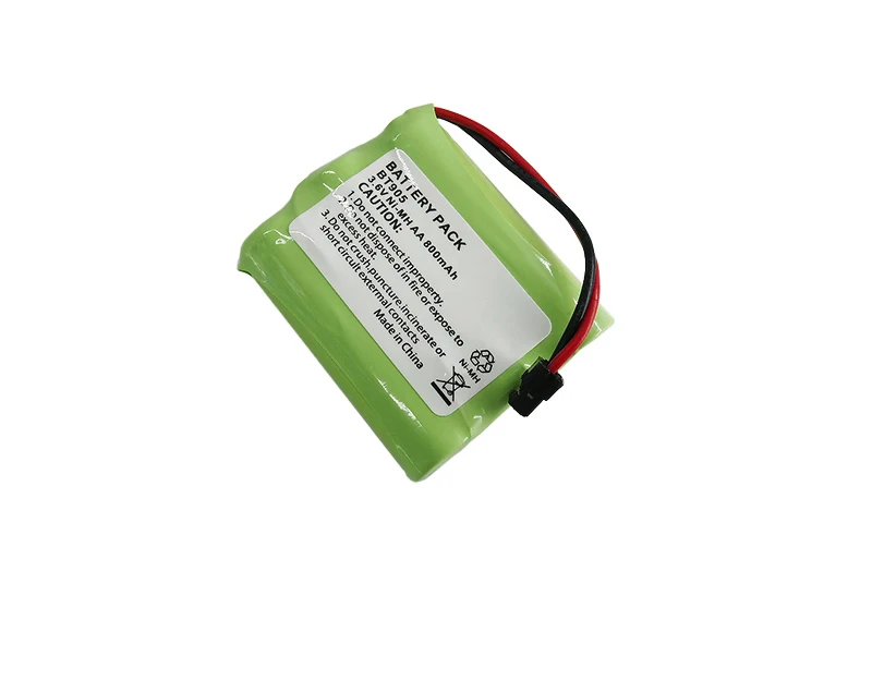 3.6V Ni-MH AA 600mAh Cordless Phone Rechargeable Battery Compatible with Uniden BT-905 BT800 BT-1006 BBTY0663001 BP-800 BP