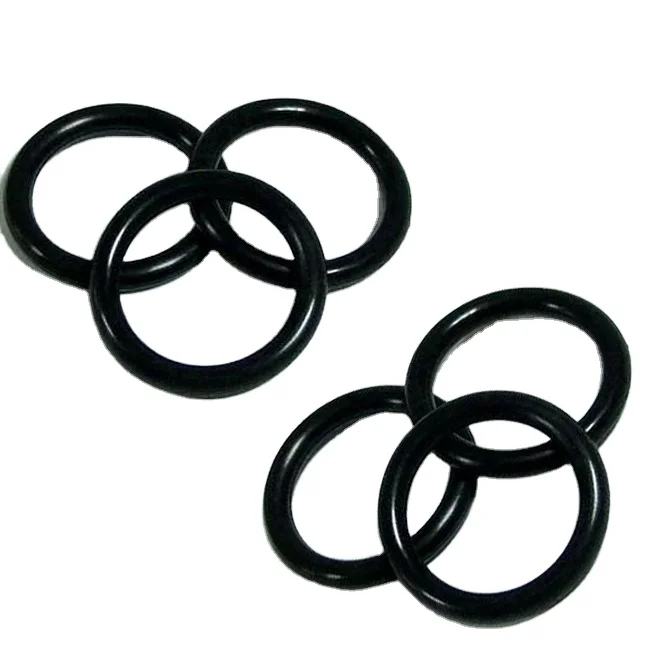 Hot Selling Cheap Price 70/80/90 Shore A Rubber Silicone O-Ring Manufacture FPM FKM Black/Green/Brown 1cm Rubber O Ring