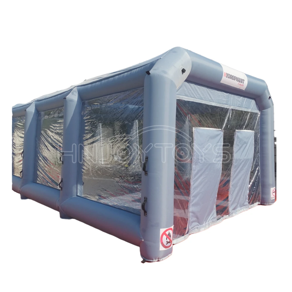 Inflatable mobile paint booth for garage china portable spray booths tent with filter blower painting workstation for cars