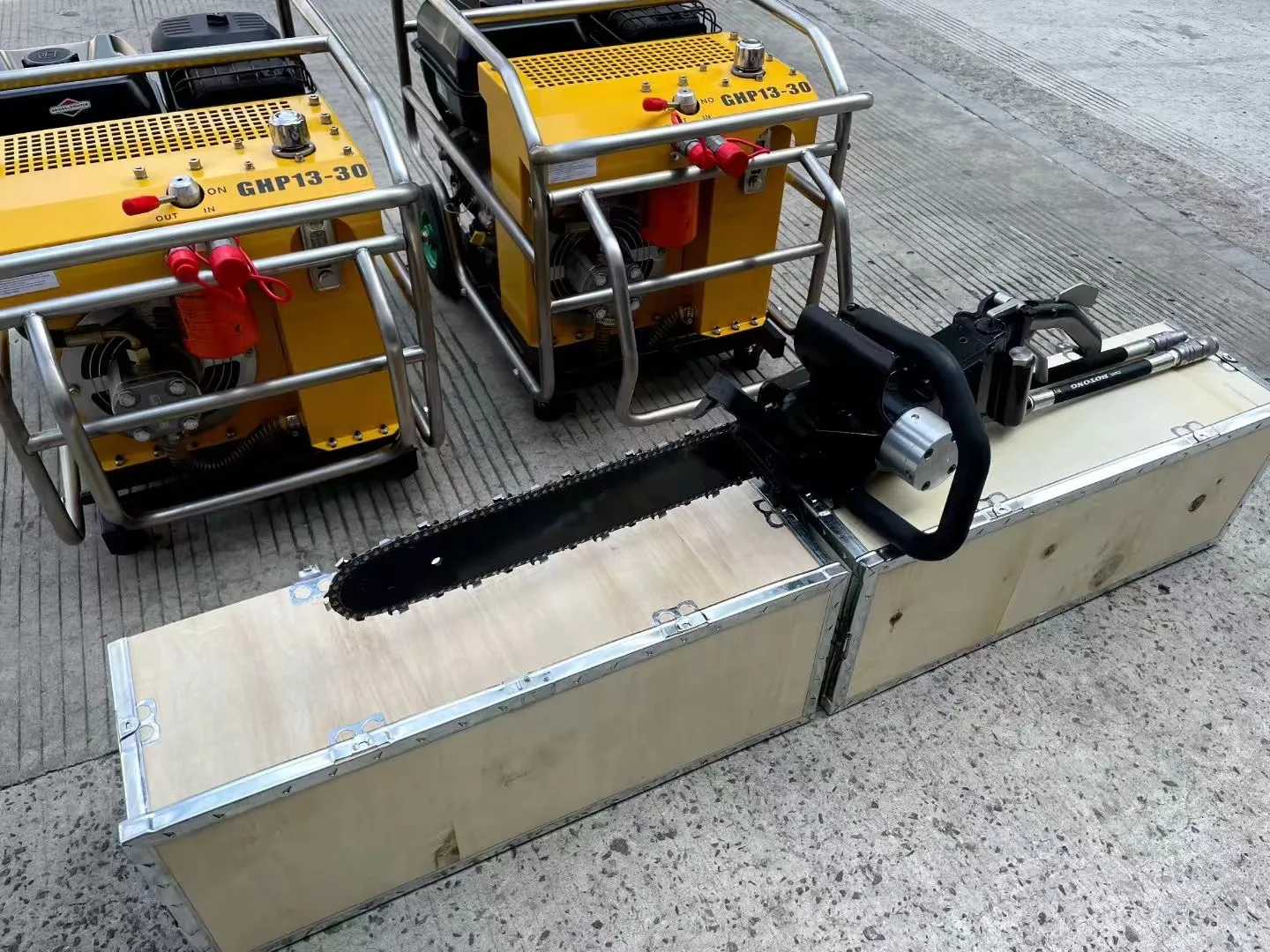 Deckwell Factory direct high cost performance low weight hydraulic diamond chain saws