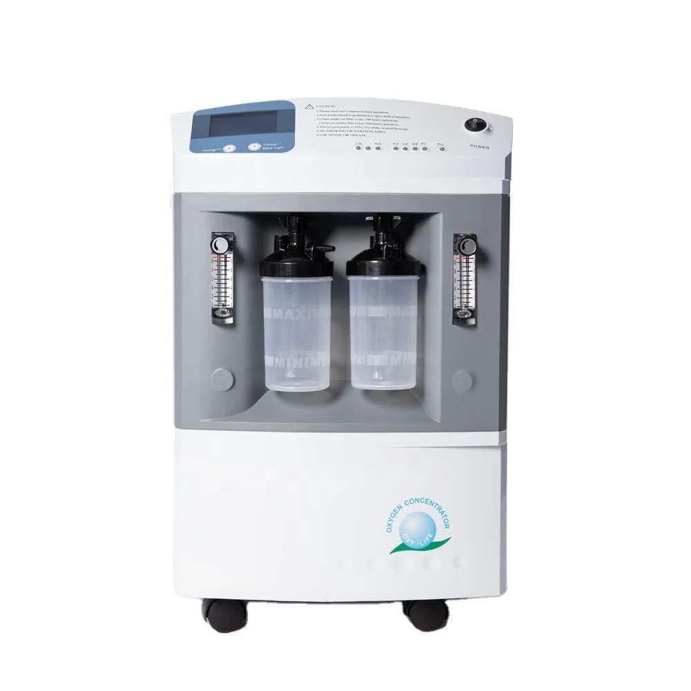 10L Medical Equipment Portable Intelligent Home Oxygen Concentrator Dual Flow Oxygen Concentrator