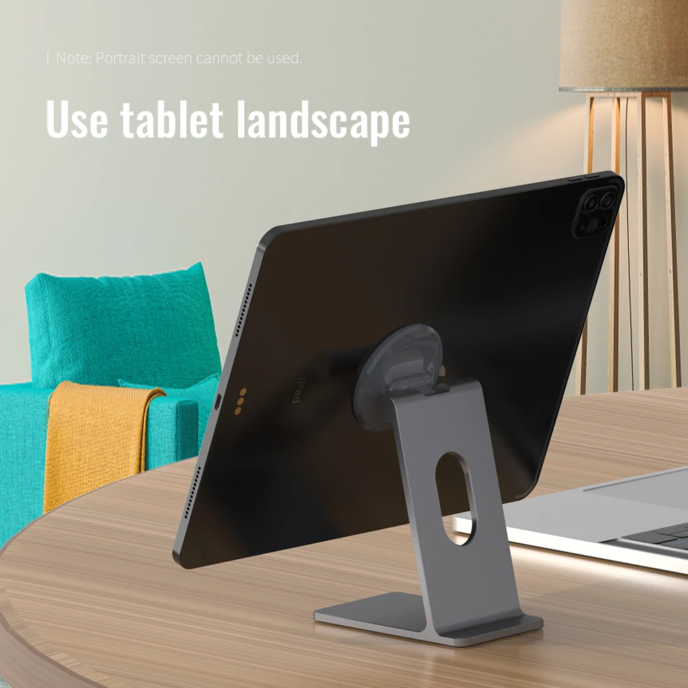 Настольная Магнитная подставка с сильным притяжением, ленивая подставка для телефона, держатель для мобильного телефона из алюминиевого сплава, подходит для iPad и мобильного телефона