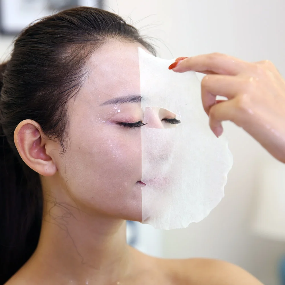 Wholesale Natural Organic Bitter Gourd Cucumber Aloe Vera Moisturizing Soothing Slimming Face Sheet Mask Facial Mask Sheet