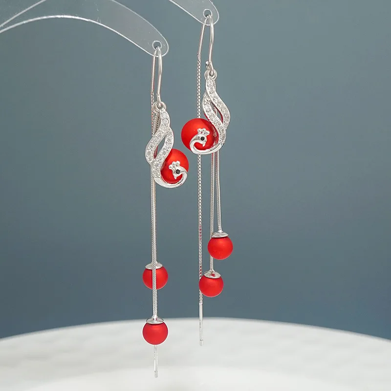 Женские серьги из серебра 925 пробы