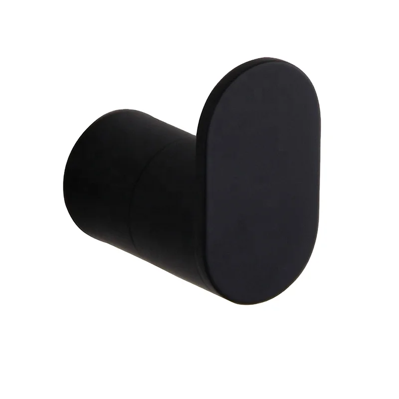 Factory Direct Sale Simple Design Room Decoration Bathroom Accessories Wall Mounted Metal Brushed Stainless Steel Robe Hook