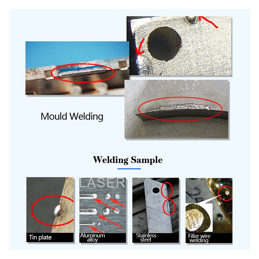 Water Cooling YAG HD-CCD Stainless Steel 200W 300W 400W 600W Repair Mould Laser Welding Machine