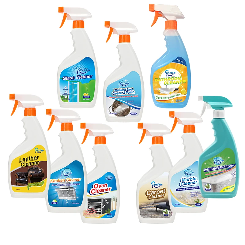 500ml 600ML 620ML 1 L 1.5L 2L 5L customized label Bathroom Kitchen sinks tubs screws rust and stain remover spray cleaner