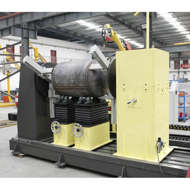Automatic lpg transformer fuel tank girth steel spherical tank auto welding techsole machine to weld tank shell in China