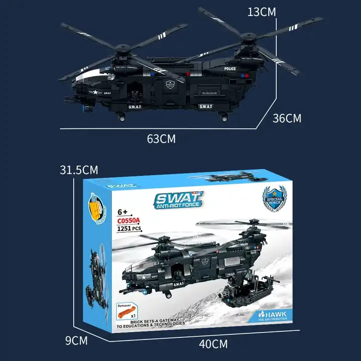 Hot Sale 1251 Pcs Military Army Ships Building Block Sets Bricks Nanoblocks Blocks & Model Building Toys for Children Gift