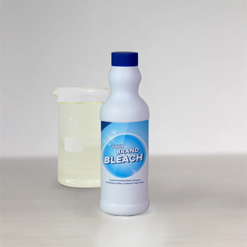 OEM Economy Bleaching Liquid 250gm Regular Factory Price Effective for Germs Stains Elimination in Kitchen Apparel Detergent Use