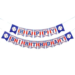 Оптовая продажа, изысканный баннер, красочная тема, украшение для дня рождения, флаг, баннер на день рождения