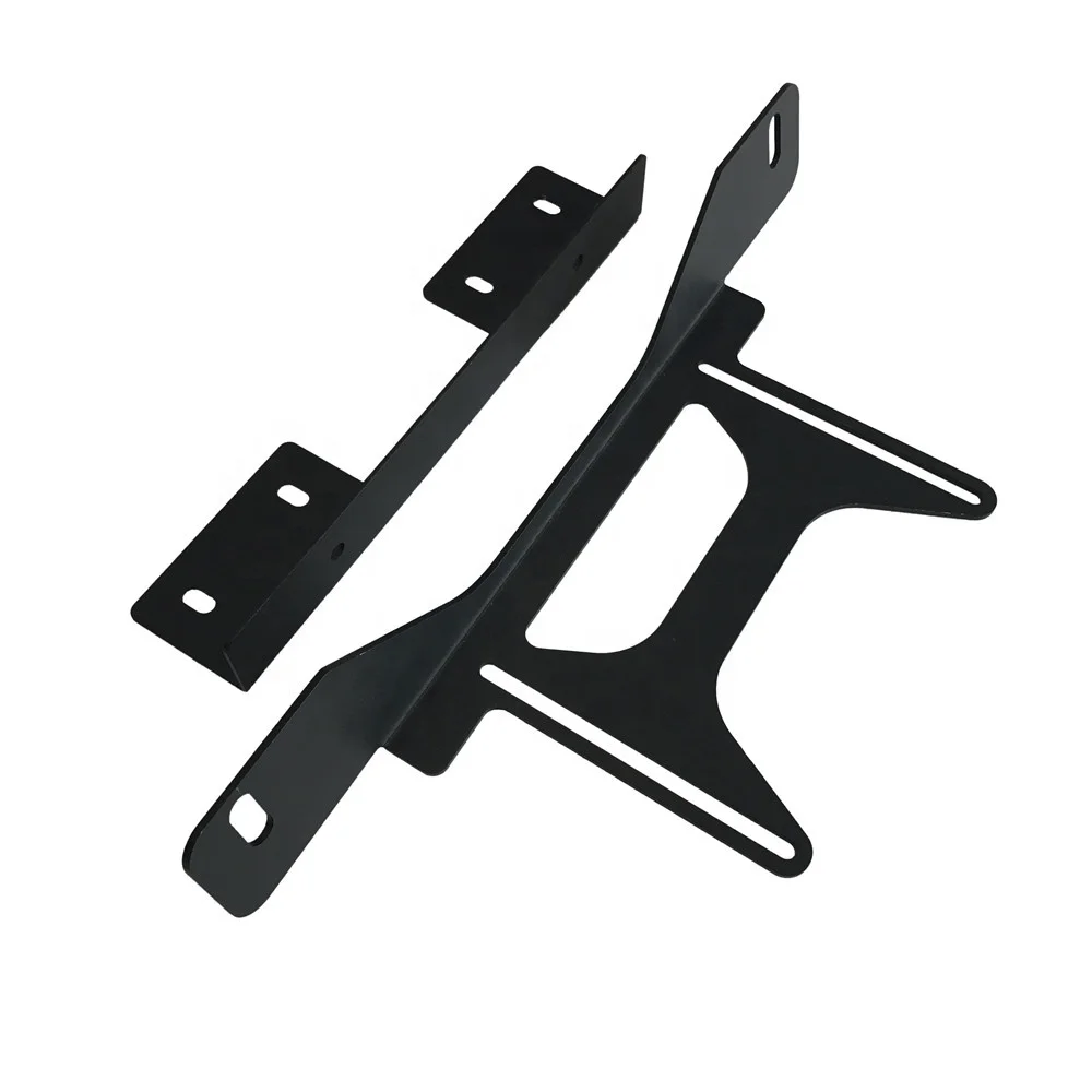 Custom Black Powder Coating Sheet Metal Carbon Steel Aluminum Punching Bending Stamping Brackets