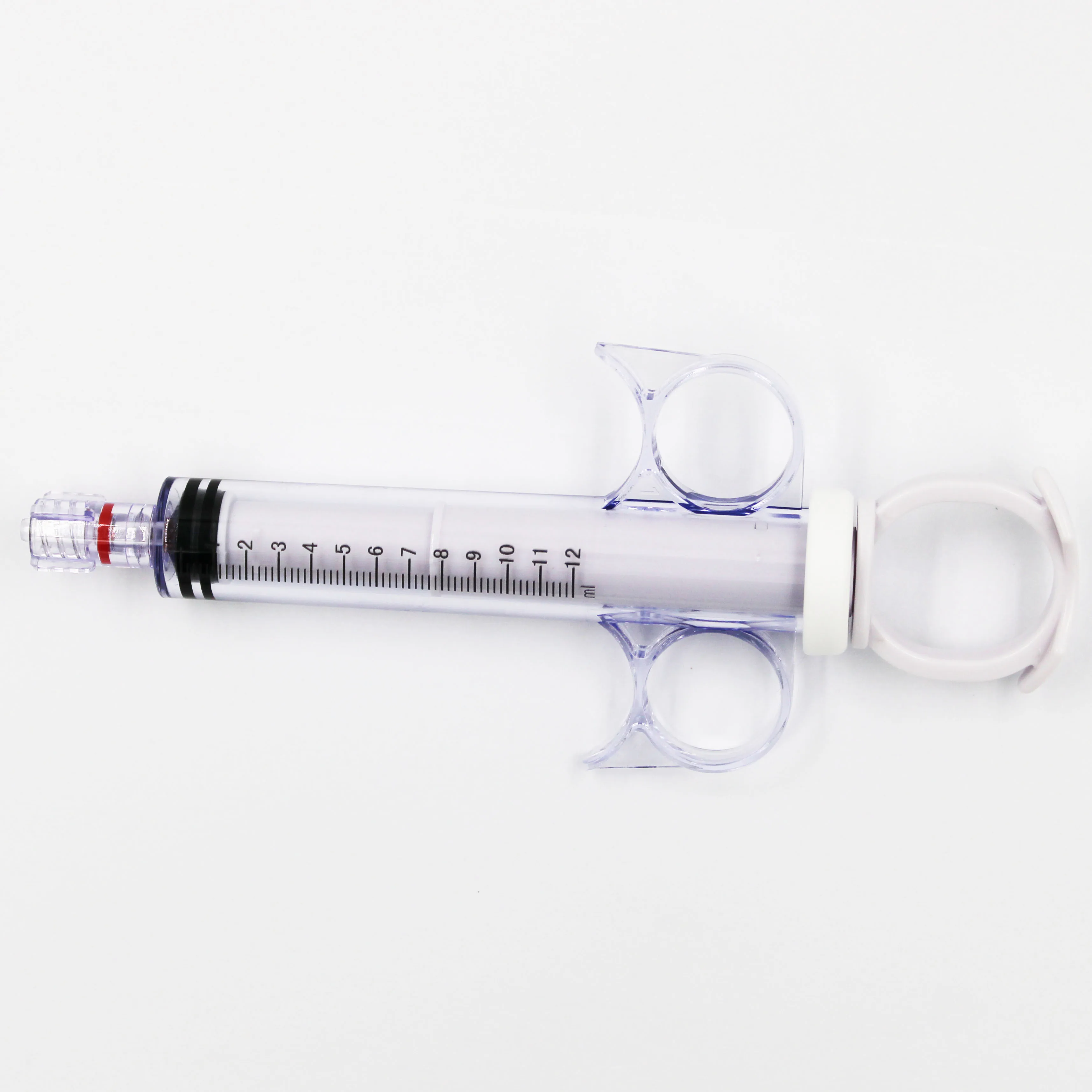 Ortus CE certificate medical 10ml 12ml contrast injector with 3-ring injector rubber stopper