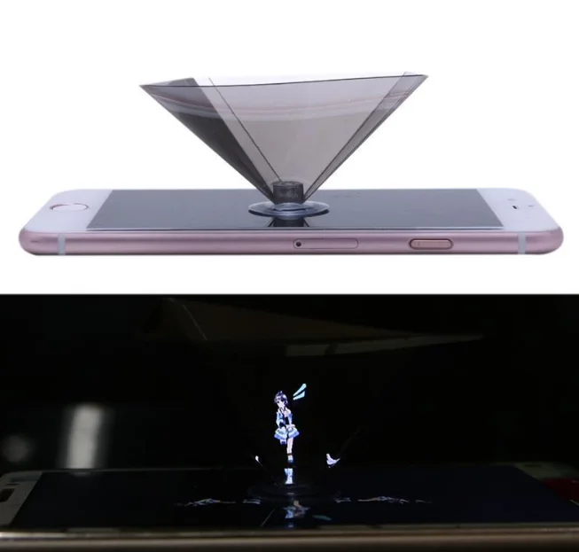Новейшие голографические мобильные телефоны для смартфона проектор 3d